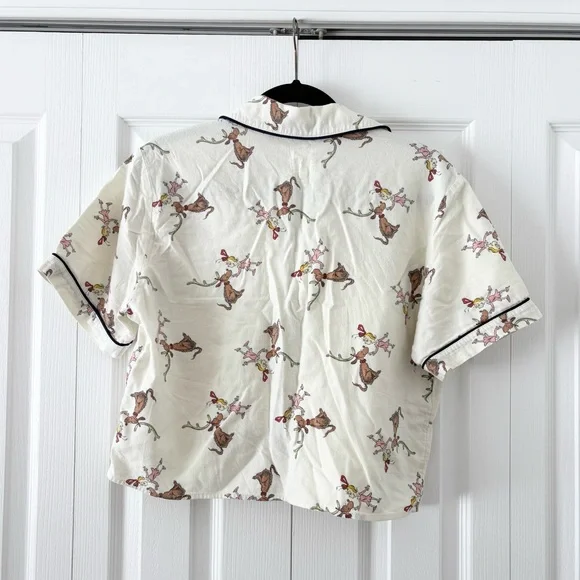 Aerie Cindy Lou Who Pajama Top - Picture 2 of 3